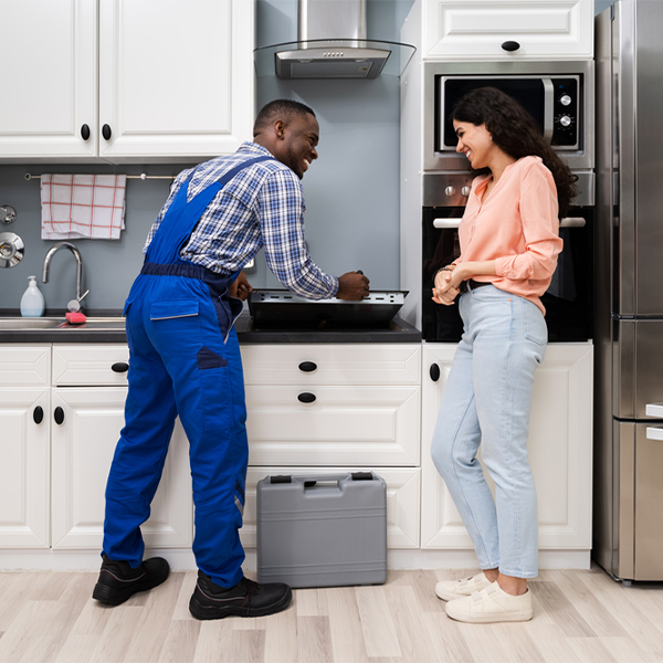 can you provide an estimate for cooktop repair before beginning any work in Randolph